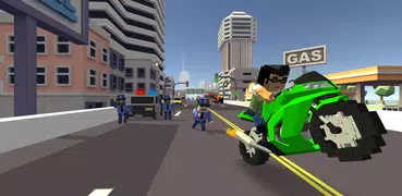 Blocky Moto Racing: Bike Rider