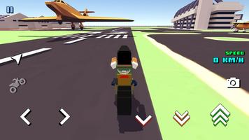 Blocky Moto Racing screenshot 2