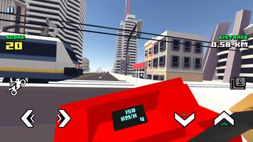 Blocky Moto Racing capture d'écran 1
