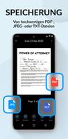 Dokumentenscanner: PDF, DOC Plakat