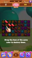 Jelly Candy Sweet crush - Candy Blast Game اسکرین شاٹ 1