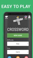 Crossword Puzzle Free Classic Word Game Offline постер