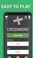 Crossword Puzzle Free Classic Word Game Offline Poster