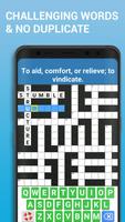 Crossword Puzzle Free Classic Word Game Offline captura de pantalla 1