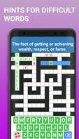 Crossword Puzzle Free Classic Word Game Offline imagem de tela 2