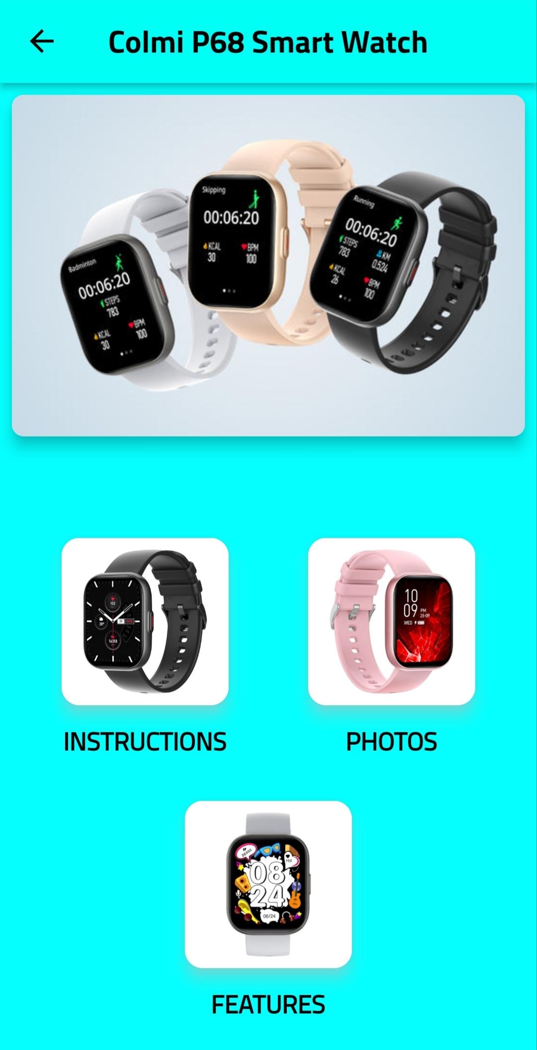 Скачать Colmi P68 Smart Watch Guide APK для Android
