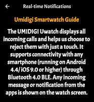 Umidigi Smartwatch Guide capture d'écran 3