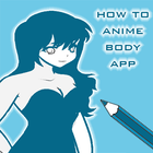 how to draw anime body app icône