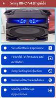 Sony MHC-V43D guide poster