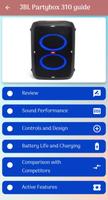 JBL Partybox 310 guide โปสเตอร์