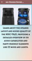 Sony Mhc-v83d guide poster