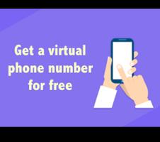 free phone number Cartaz