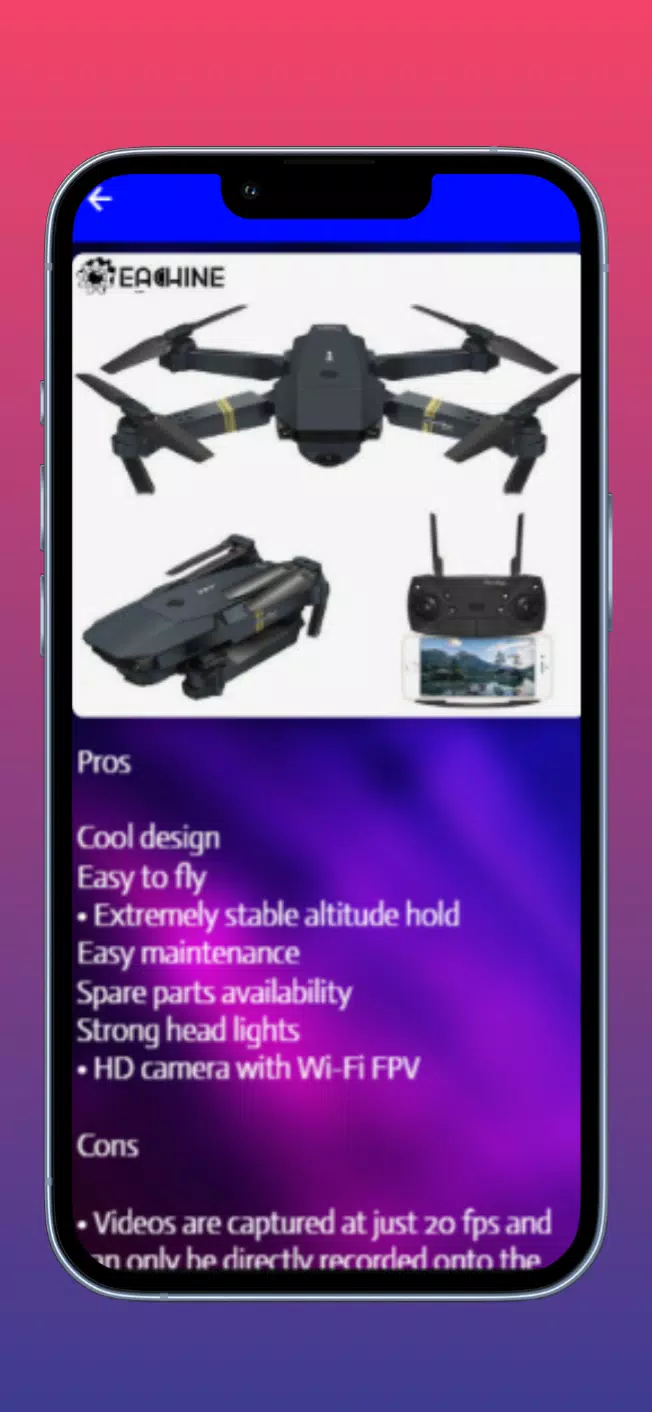 Drone eachine e58 Guide APK per Android Download