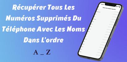 Récupérer les numéro supprimés Affiche
