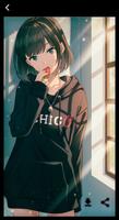 Anime Girl Wallpaper poster