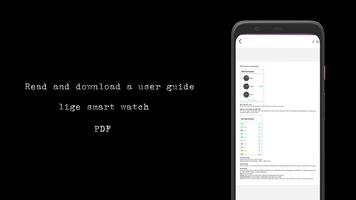 LIGE Smart Watch Guide capture d'écran 1