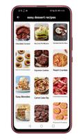 easy dessert recipes poster