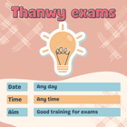 Thanwy exams (English) icône