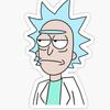 Rick Morty Stickers