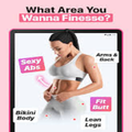 Work out at home Female fitnes