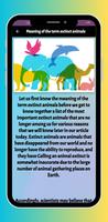 Extinct animals تصوير الشاشة 2