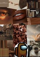 brown wallpaper Affiche