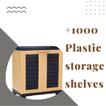 1000Plastic storage shelves+ আইকন