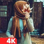 صور و خلفيات بنات محجبات icon