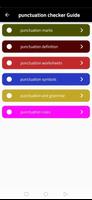 punctuation checker Guide पोस्टर
