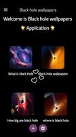 Black hole wallpapers โปสเตอร์