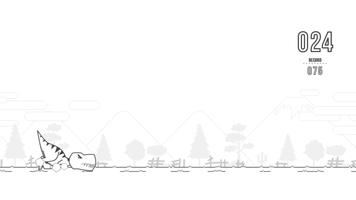 Poster T-Rex Runner