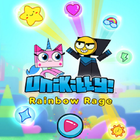 unikitty rainbow rage アイコン