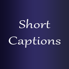 short caption for pfp icône