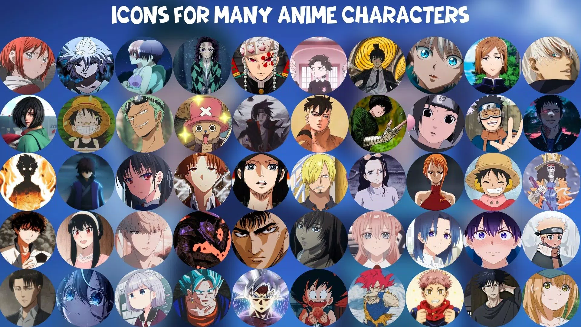 Popular Anime Icons - Culture Icons 