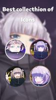 Anime Icons syot layar 1