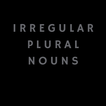 irregular plural nouns icon