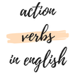 action verbs-icoon