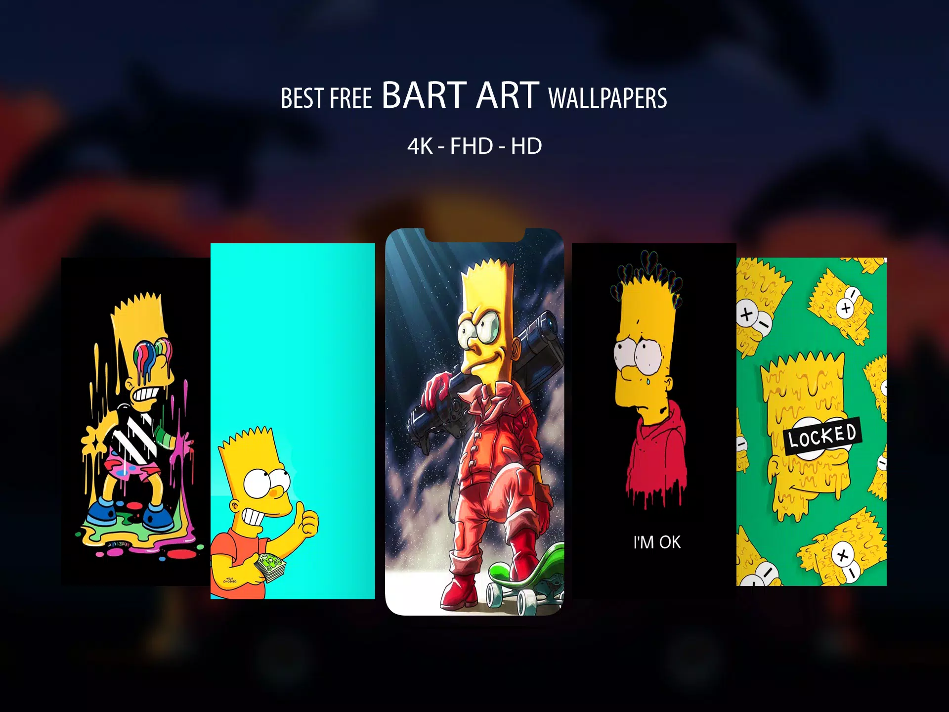 Download Sad Bart Simpsons Phone Message Wallpaper