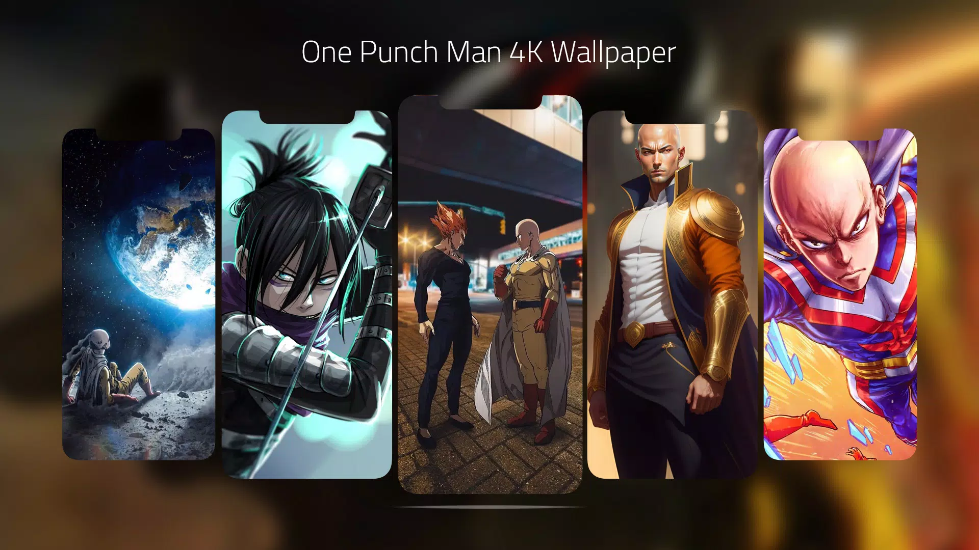 One Punch Man Wallpaper 4K