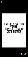 Sad Quotes captura de pantalla 3