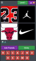 4 Pics 1 NBA Player: Basketbal poster