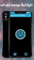 Flashlight on Call & SMS poster