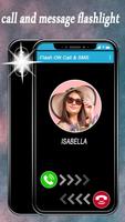 Flashlight on Call & SMS screenshot 3