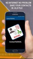 CONTATO para EXCEL Cartaz