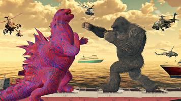 Superhero Kong Vs Mecha Kaiju الملصق