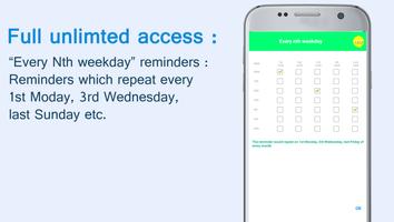 Flexible Recurring Reminders + ภาพหน้าจอ 2