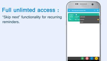 Flexible Recurring Reminders + syot layar 3