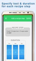 Kitchen Timer + Announcer : Multi step recipes capture d'écran 1