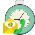 Phone call &  email Reminder icono