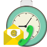 Phone call &  email Reminder Zeichen